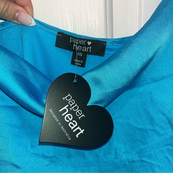 Blue Maxi Slip Dress - Picture 3 of 6